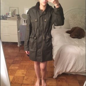 J. Crew Barbour-style Trench Coat